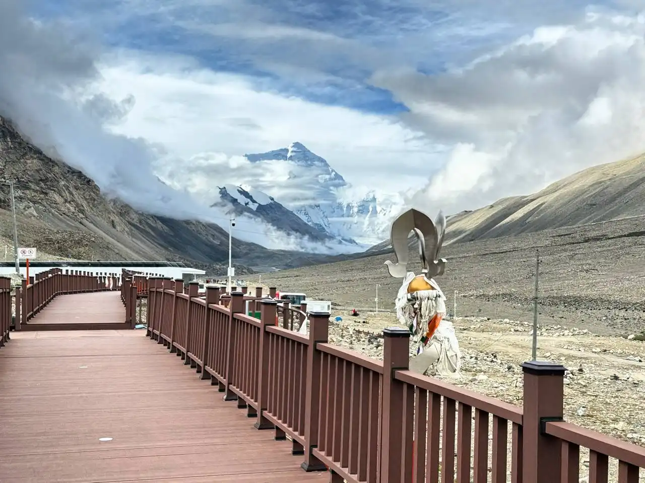 Everest Base Camp in tibet.
