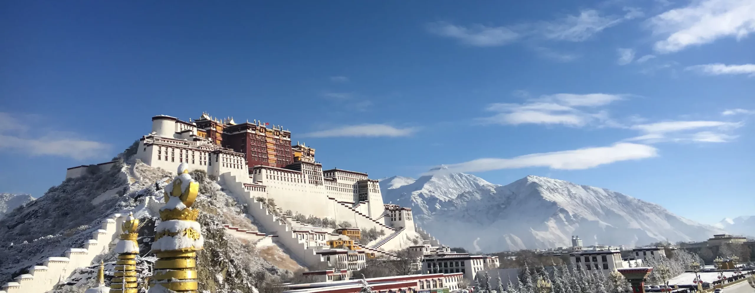 The grandeur of Potala Palace, a UNESCO site in Lhasa, Tibet.