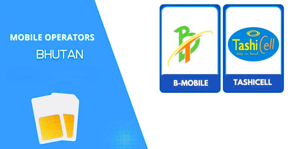 The main network providers are B-Mobile (Bhutan Telecom) and TashiCell.
