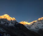 Golden Light on Annapurna.