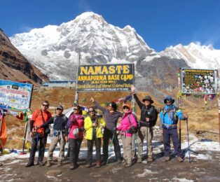 Team Namaste Nepal Arrived at Annapurna Base Camp.