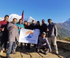 Team Namaste Nepal at Badal Dada Mardi Himal.