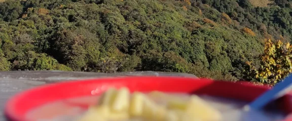 Breakfast in badaldada during Mardi Himal Base Camp Trek.