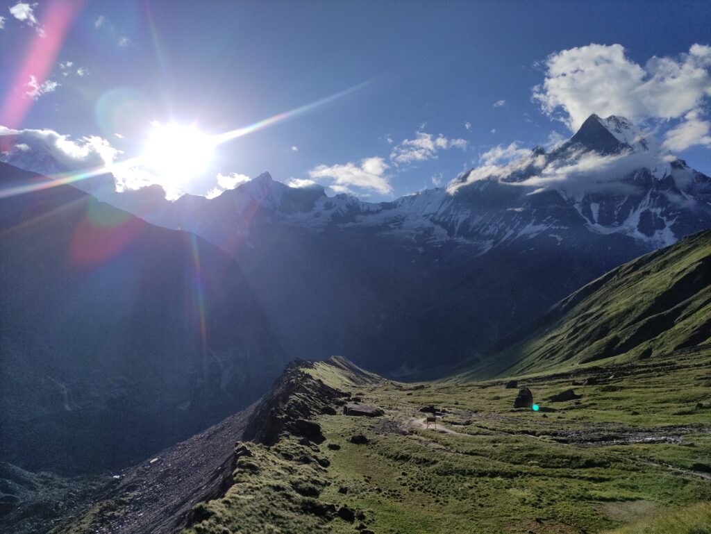 View from Annapurna Base Camp.