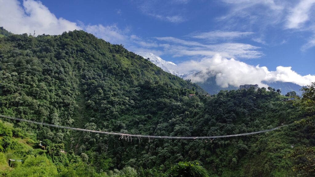 Saying goodbye to the Annapurna Base Camp Trek.
