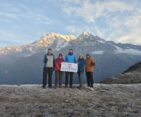Team Namaste Nepal at Mardi Himal Upper View Point.,