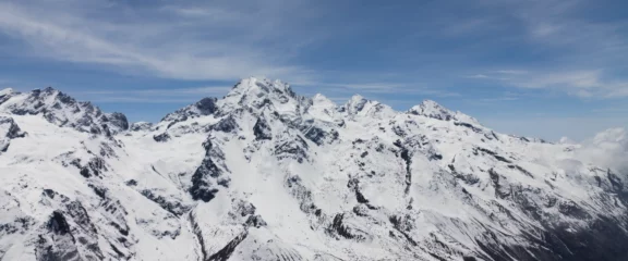 Breathtaking mountain view from the top of Cherko Ri during the Langtang Trek in Nepal.