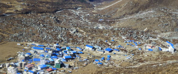 Kyangin Gumba village with Langtang Valley!