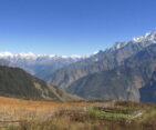 Mountain Range: Views from Nagthali top.