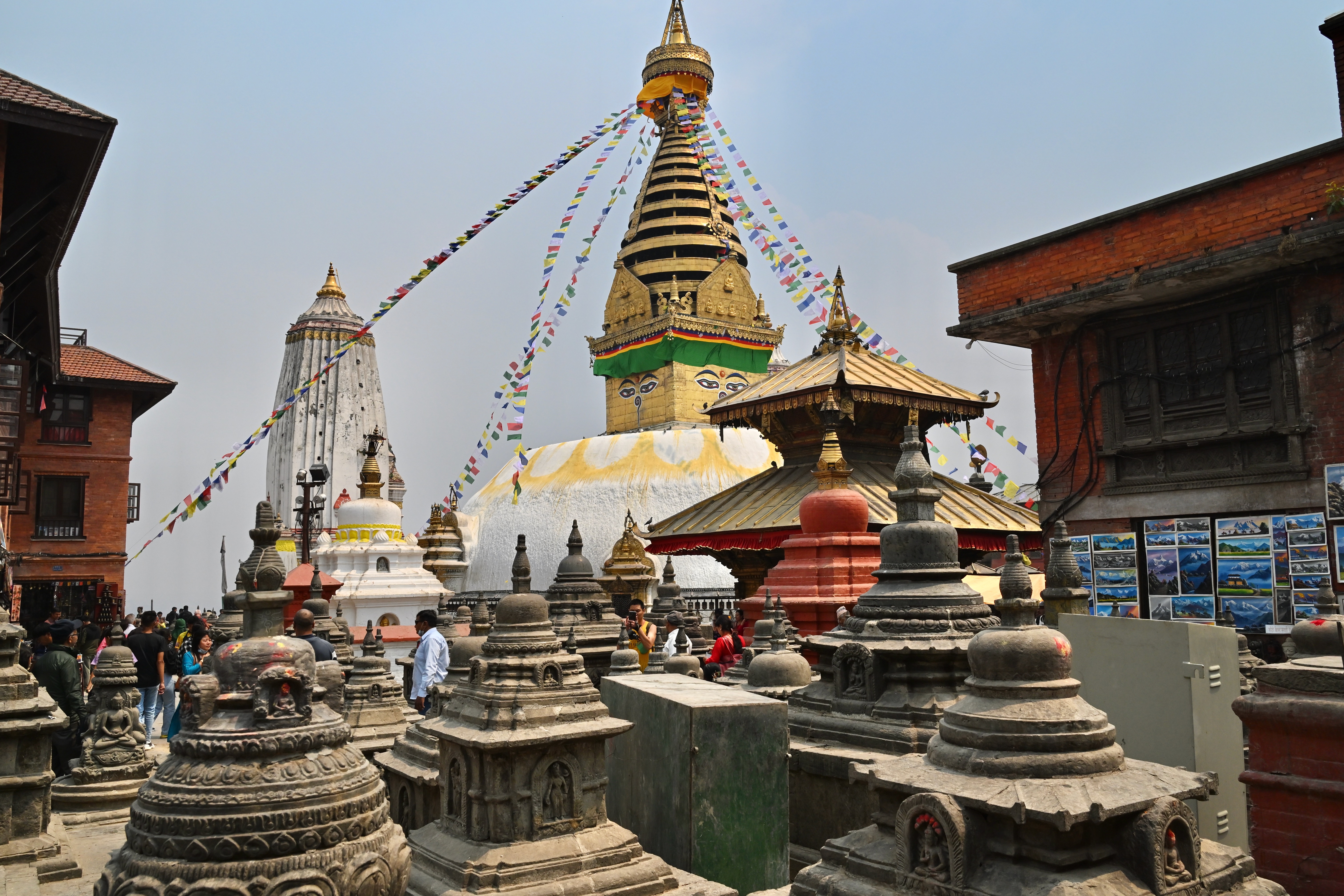 Swayambhunath Stupa, Renowned for its spiritual significance.