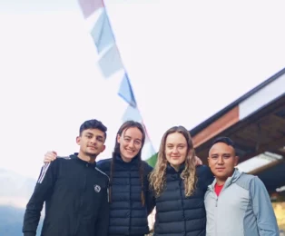 Team Namaste Nepal during Langtang Trek adventure.