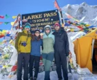 Larke La Pass (5,106m) – A breathtaking high mountain pass on the Manaslu Circuit Trek in Nepal.