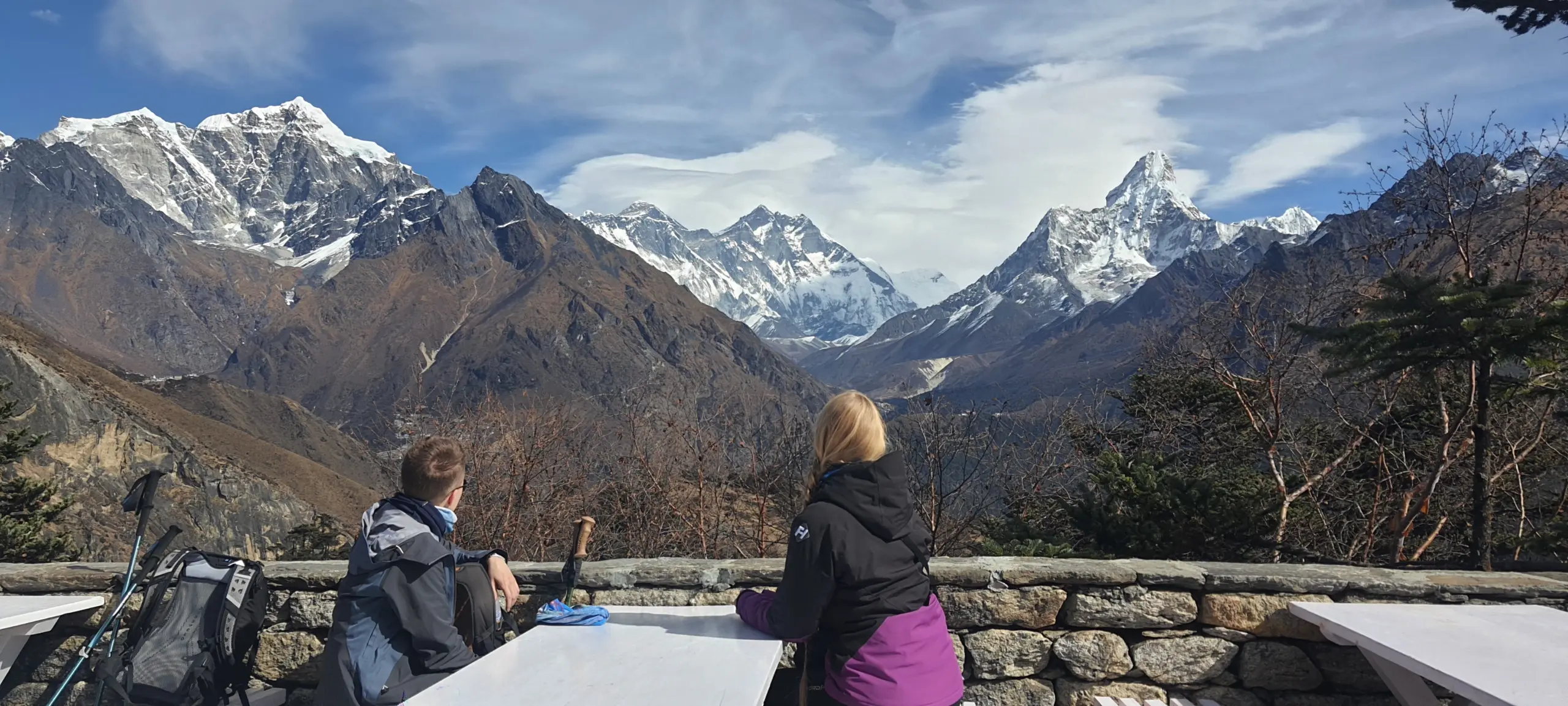 Everest View Hotel for acclimatization above Namche Bazaar.