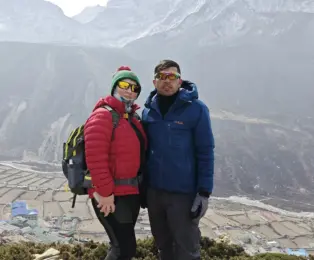 Dingboche village on the Everest Base Camp trekking route.