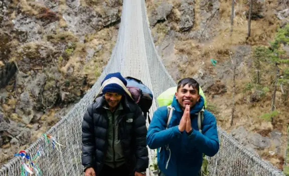 Namaste and welcome to the Himalayas from our trekking guide during the Everest Base Camp journey.