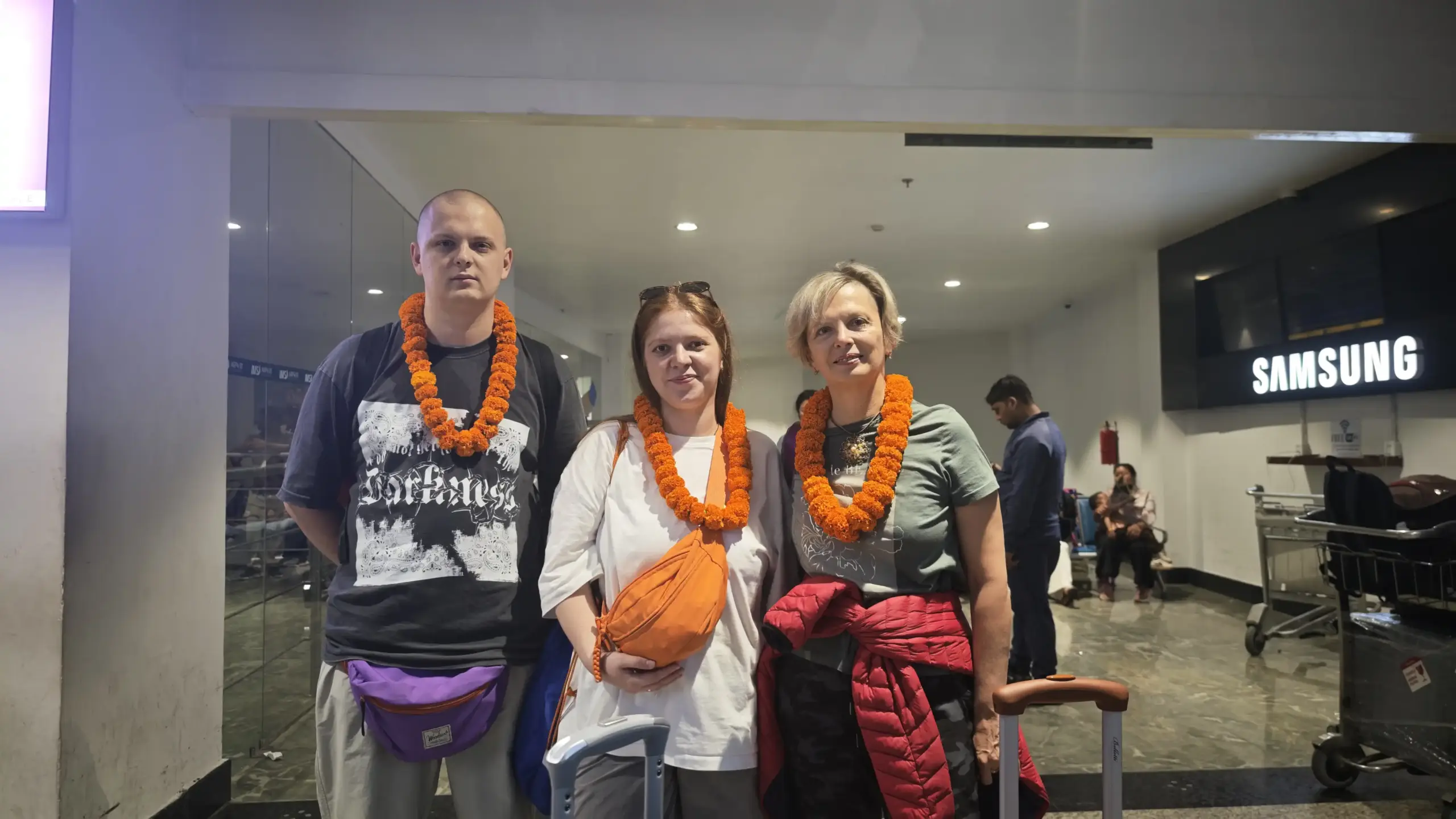 Our Gusts warmly Welcomed to Nepal by our team at Kathmandu airport arrival hall.