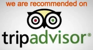 we are Recommended on Tripadvisor.