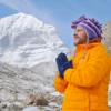 Stunning close-up view of Mount Kailash and pilgrimage during the spiritual journey.