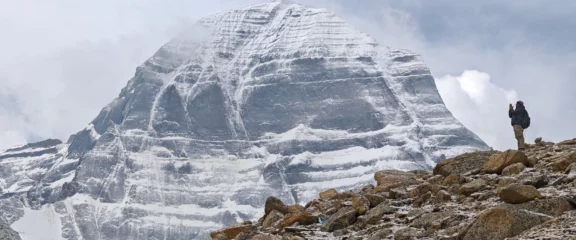 The majestic View of Mount Kailash.