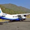 Aircraft stand by in Ramechhap airport.