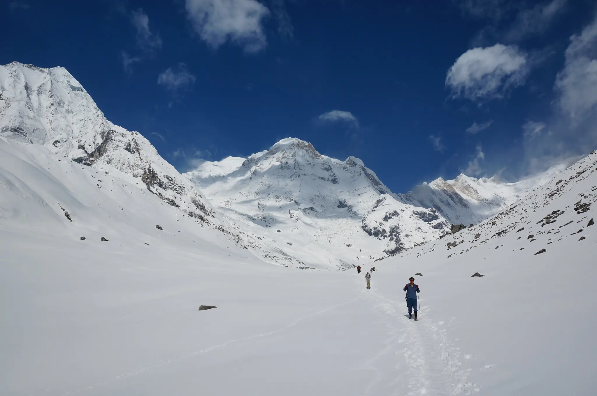 The way to Annapurna Base Camp During the Winter.