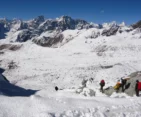 Panoramic Himalayan vistas from Cho La Pass, a key highlight of the trek.