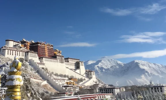 The grandeur of Potala Palace, a UNESCO site in Lhasa, Tibet.