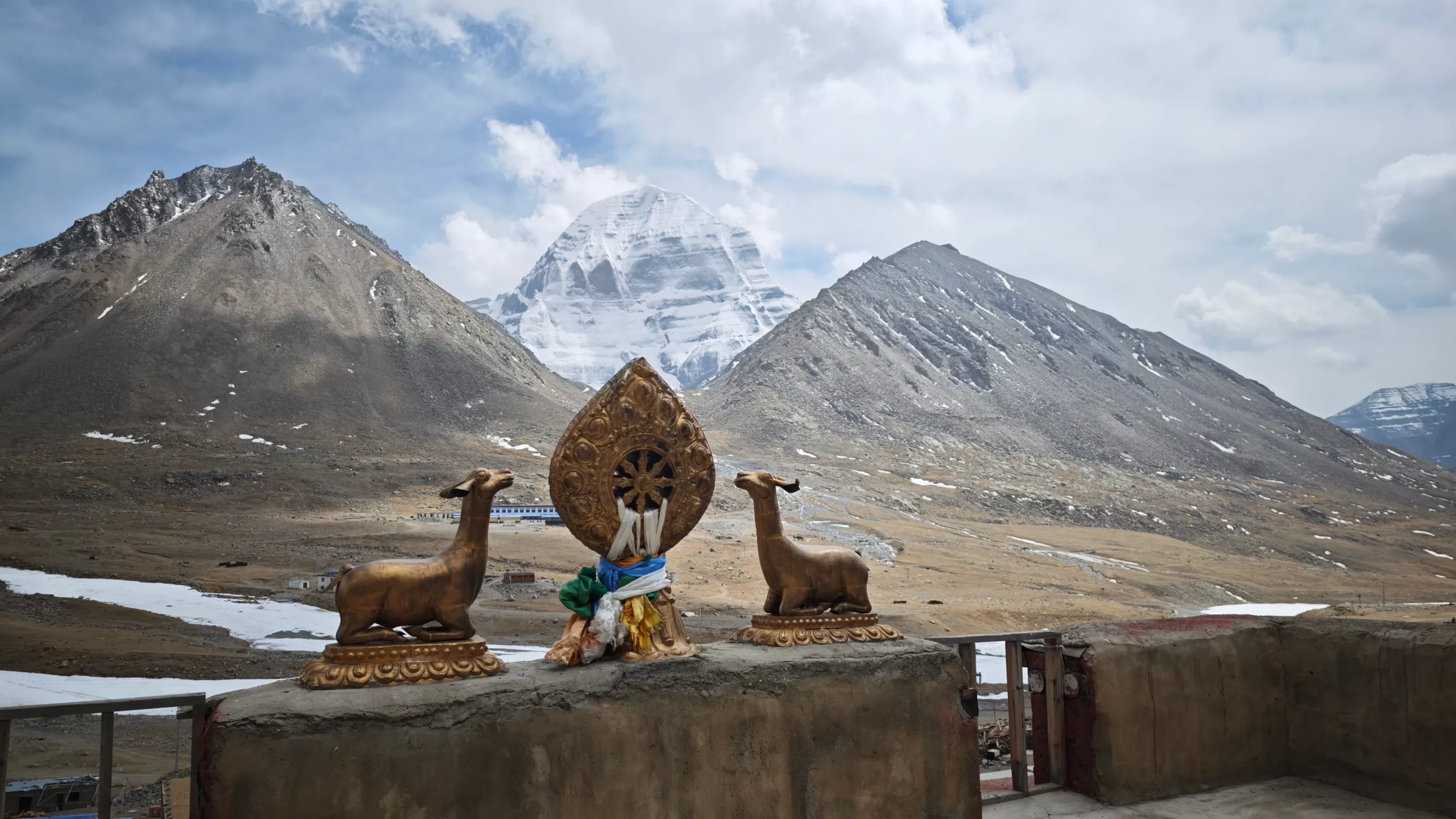 Mount Kailash from Dera Monastery – key viewpoint on Kailash Yatra with Everest Base Camp & Lhasa.