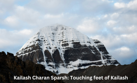 Kailash Charan Sparsh: Touching feet of Kailash
