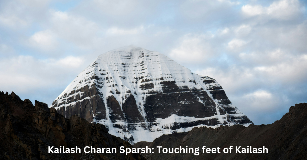 Kailash Charan Sparsh: Touching feet of Kailash