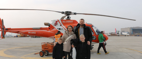 Everest Helicopter Tour wtih Family.