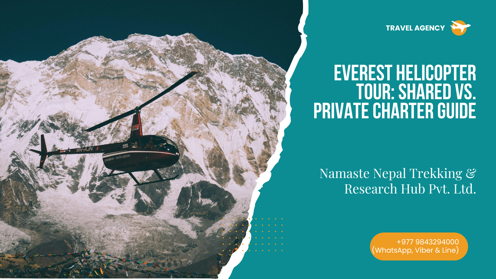Everest Helicopter Tour: Shared vs. Private Charter Guide
