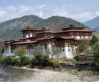 Punakha Dzong – a historic riverside fortress included in the 5 Night 6 Days Cultural Tour of Bhutan.