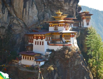 Tiger’s Nest Monastery (Paro Taktsang) – a sacred cliffside temple.