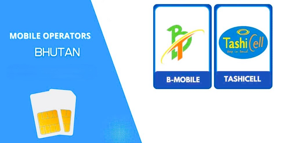 The main network providers are B-Mobile (Bhutan Telecom) and TashiCell.
