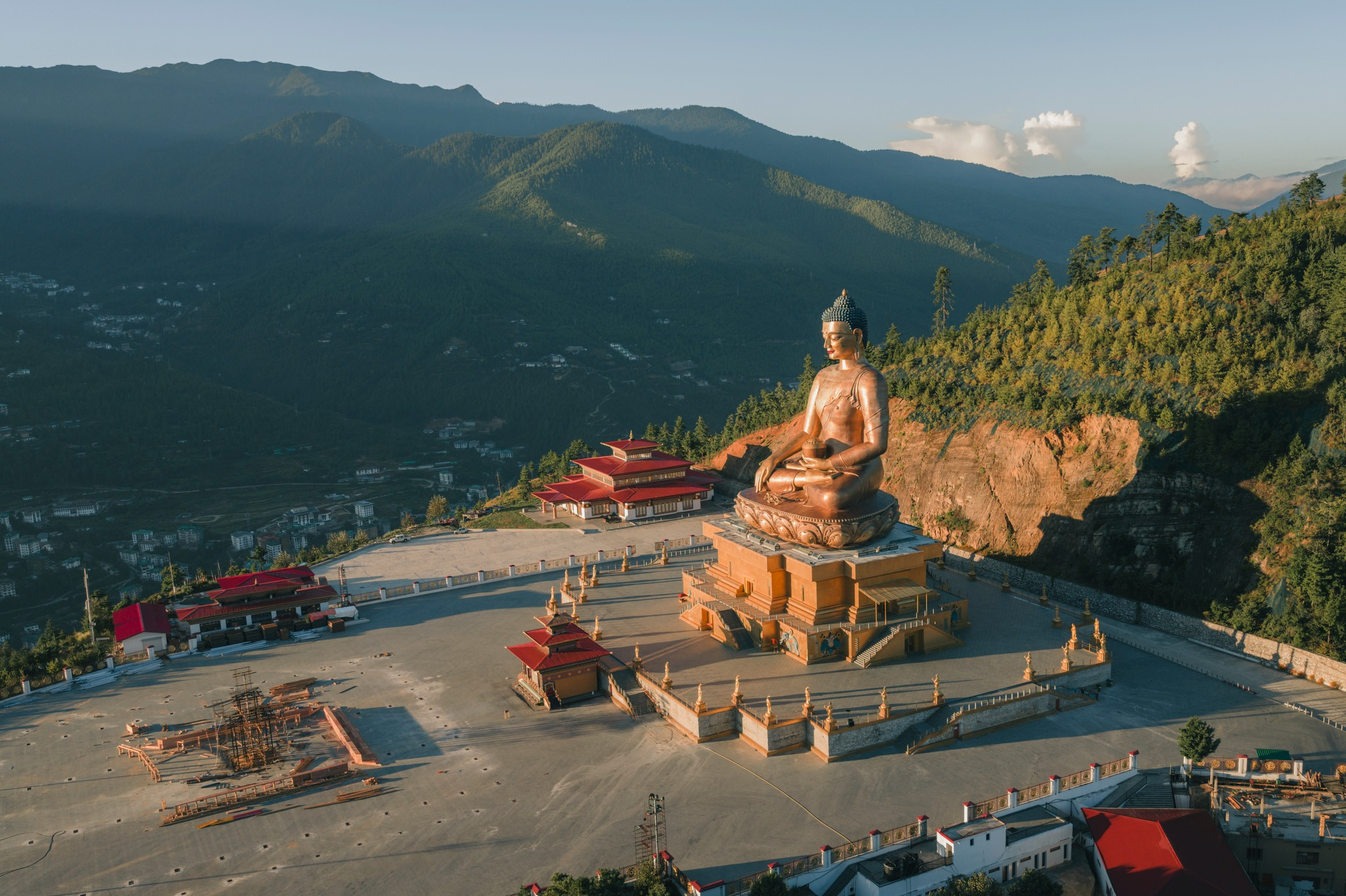 Buddha Point in Thimphu with panoramic valley views during Cultural tour of Bhutan.