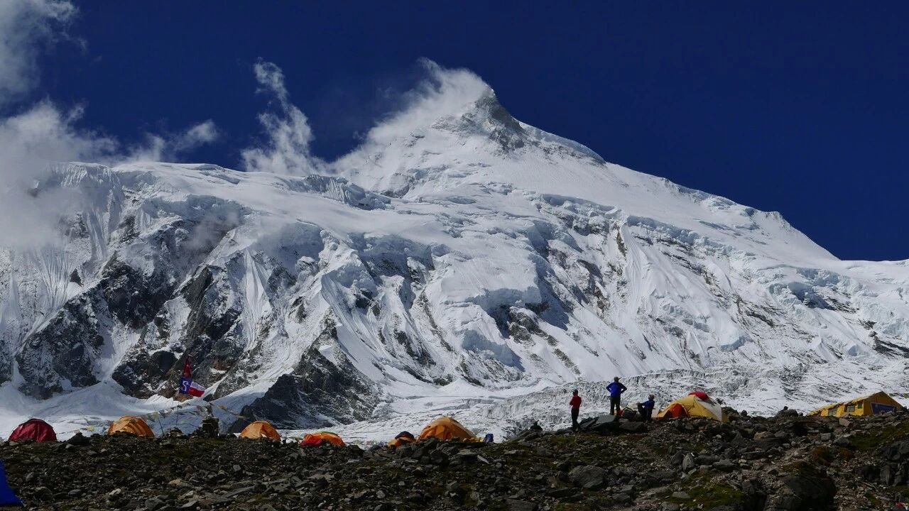 Manaslu Base Camp.