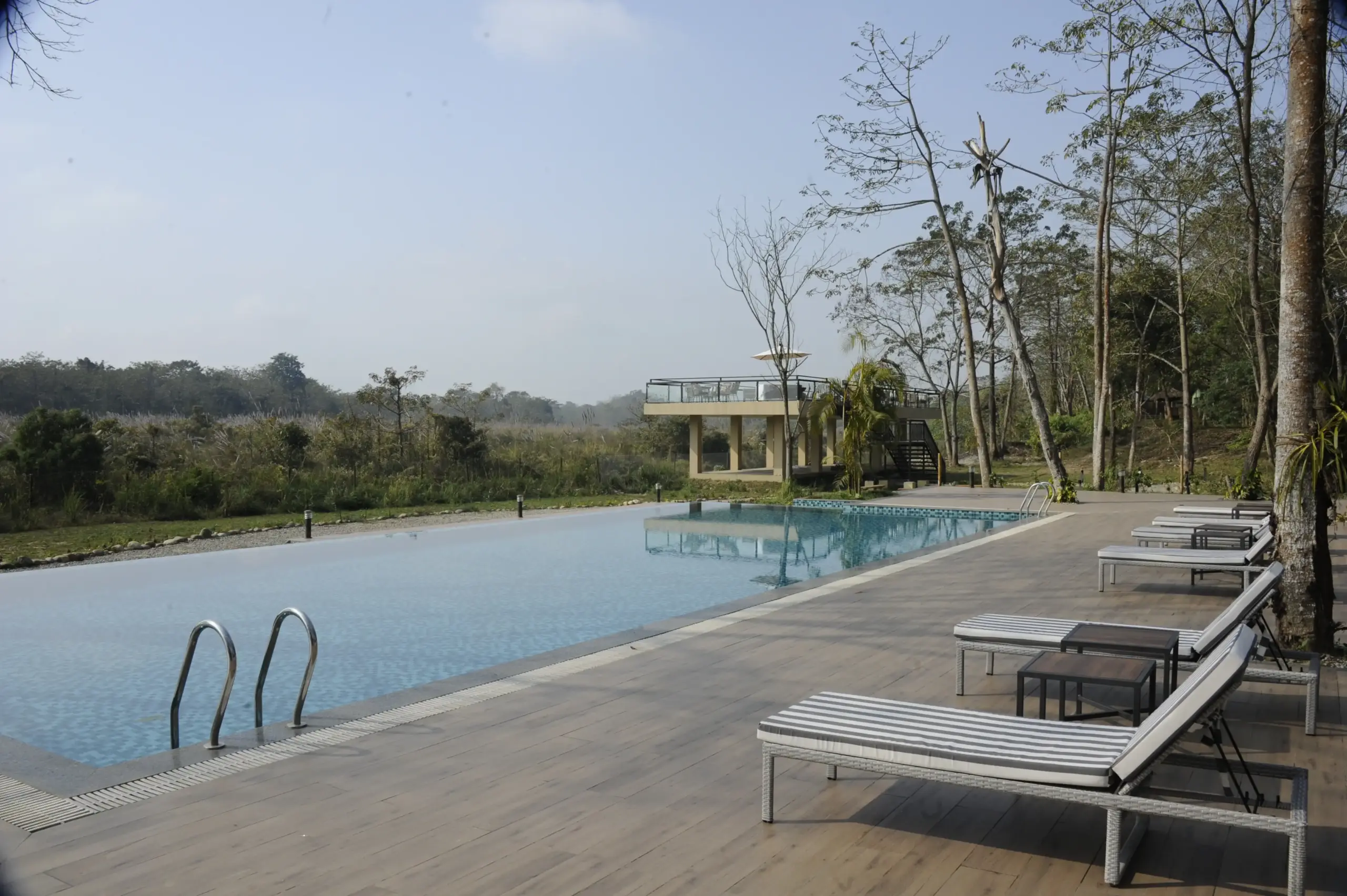 Comfortable Resort in Chitwan National Park during the Best of Nepal Tour: Everest, Pokhara and Chitwan.